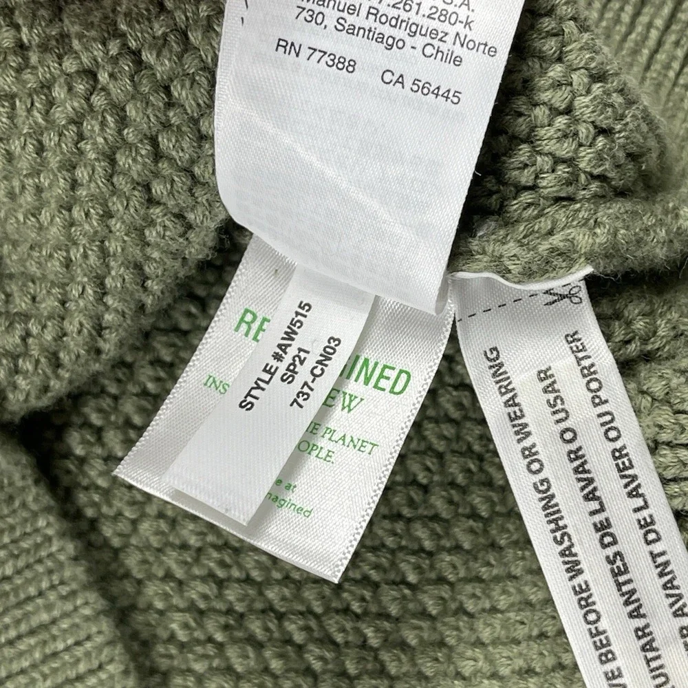 J Crew Sweater Mens Medium Green 1/4 Zip Pullover Gorp Cabin‎ Teacher Dad Office